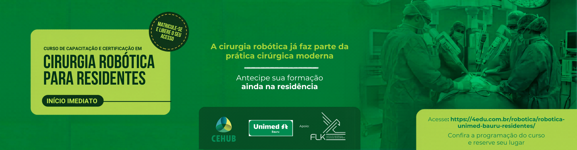 Cirurgia Rob�tica para Residentes