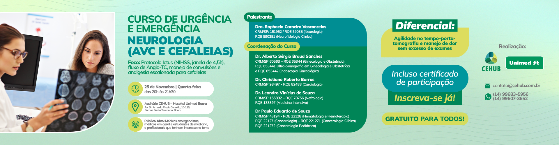 CURSO URGÊNCIA E EMERGÊNCIA  - Neurologia (AVC e Cefaleias)