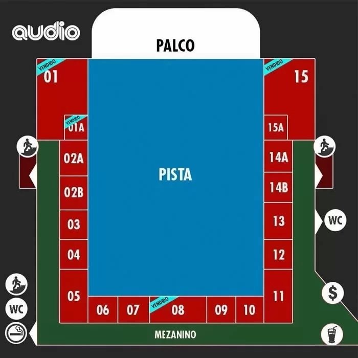 Mapa do evento