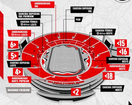Mapa do evento