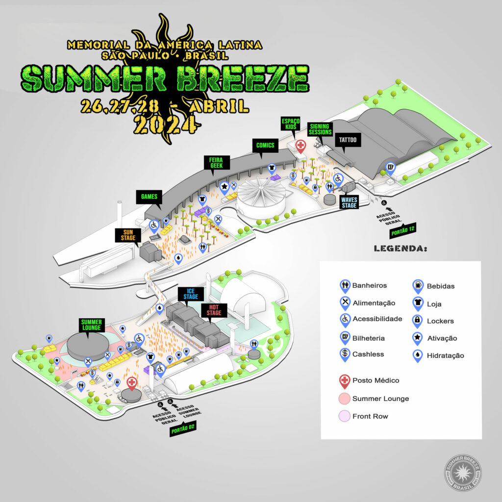 Mapa do evento
