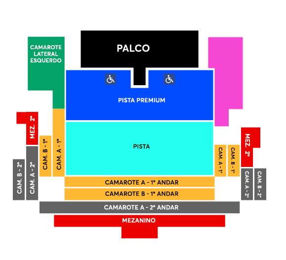Mapa do evento