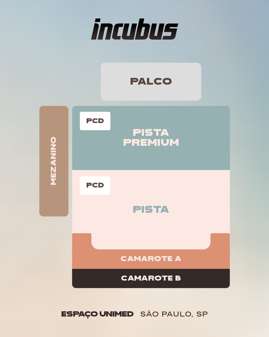 Mapa do evento