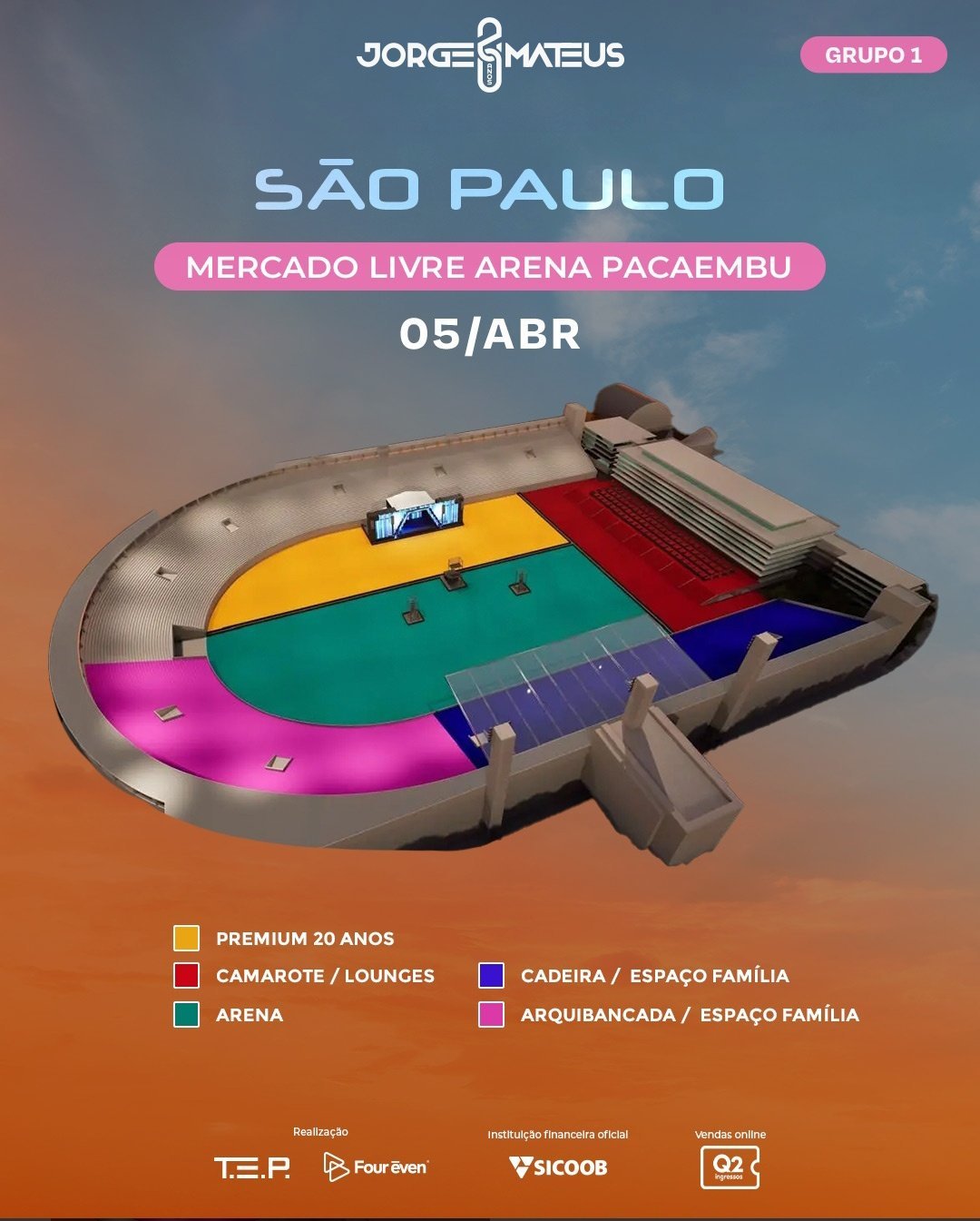 Mapa do evento