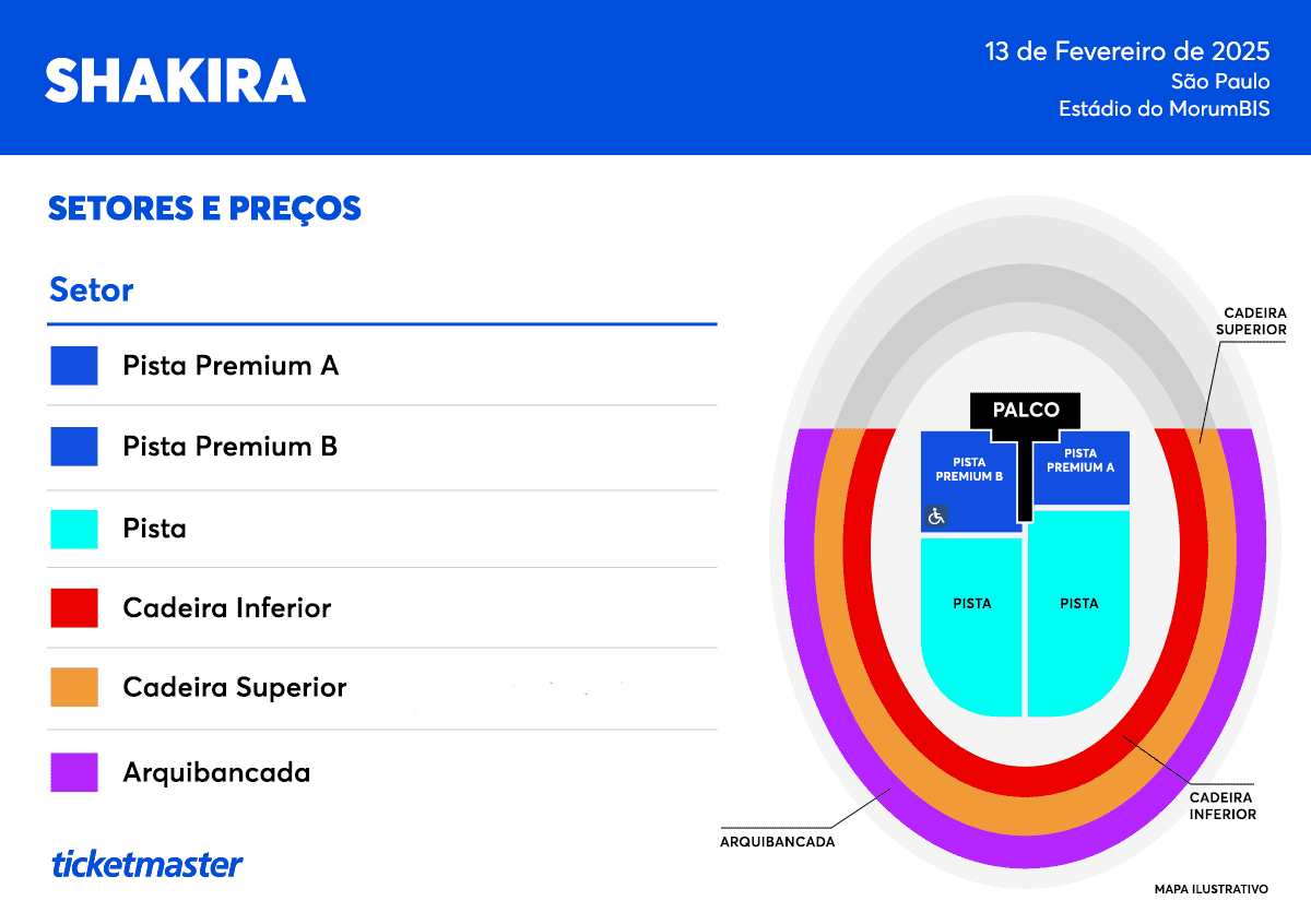 Mapa do evento