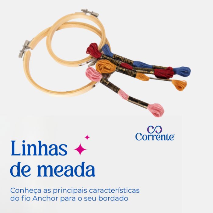 Linhas de meada: conhea as principais caractersticas do fio Anchor para o seu bordado