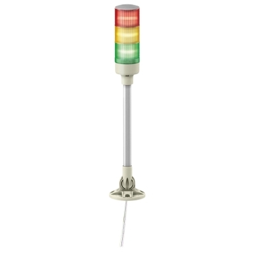 Coluna Luminosa 3 Elementos Led Vm/Am/Vd 24V XVGB3M - Schneider