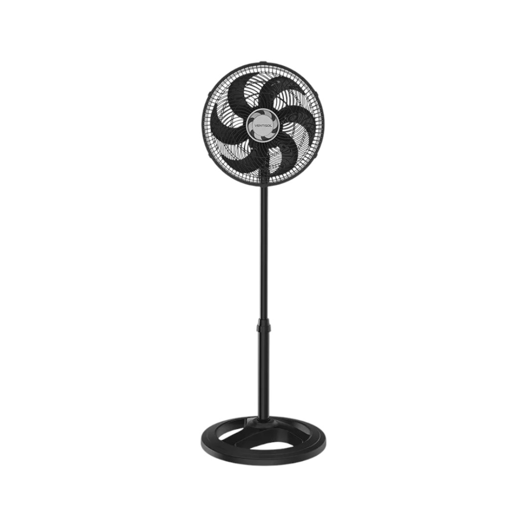 Ventilador Coluna Turbo Preto 30cm 127V