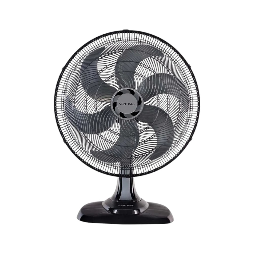 Ventilador de Mesa Turbo 50cm 6 Ps Ventisol Preto 220V