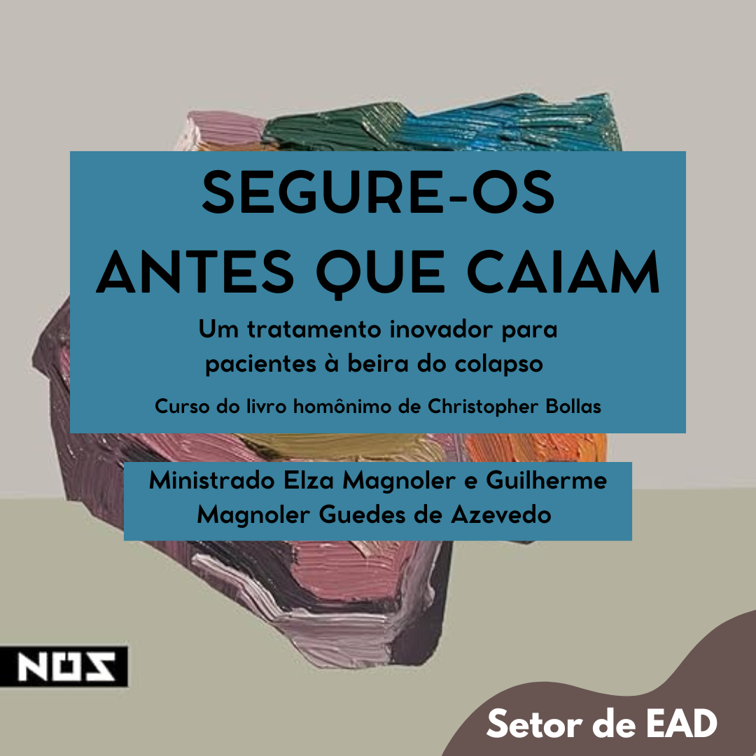 SEGURE-OS ANTES QUE CAIAM