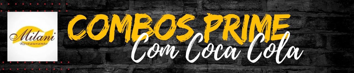 Combos Prime com coca cola