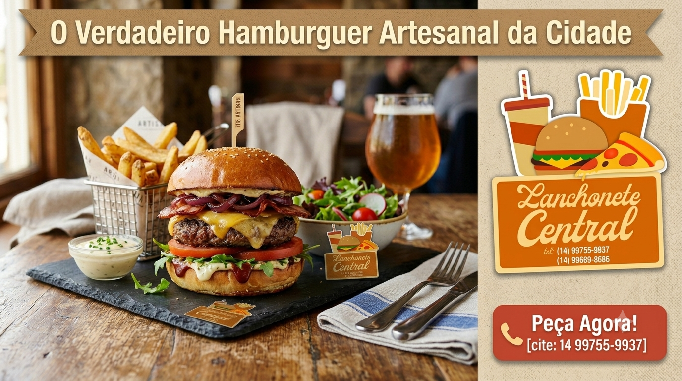 Lanches artesanais
