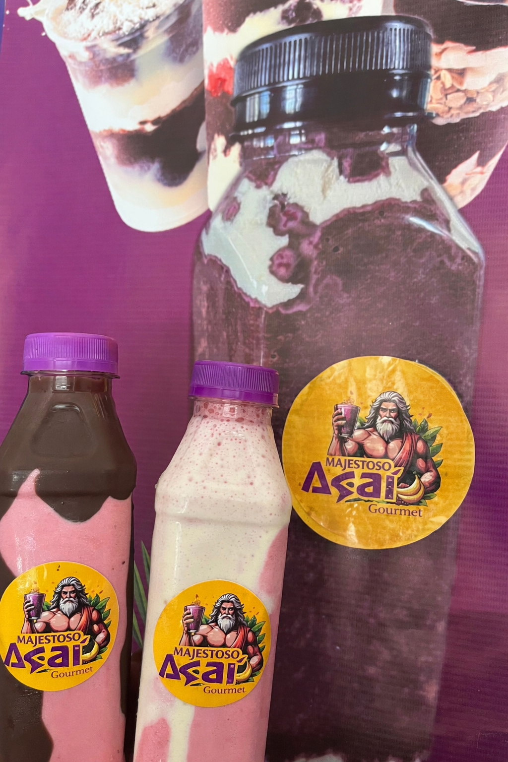 Morango ao Leite na garrafa 500ml