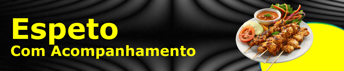 Espetos e acompanhamentos