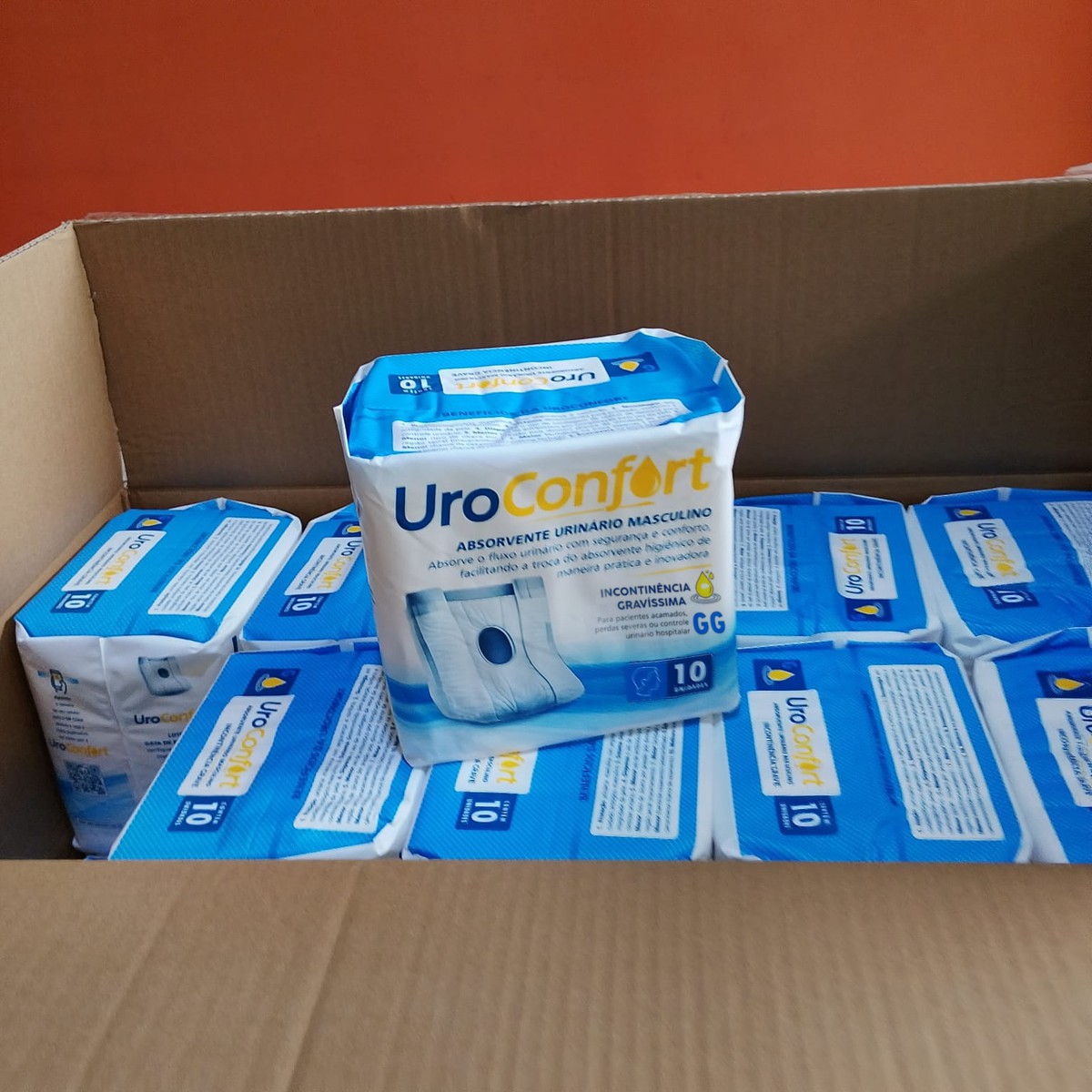 UroConfort GG - Embalagem na caixa de transporte