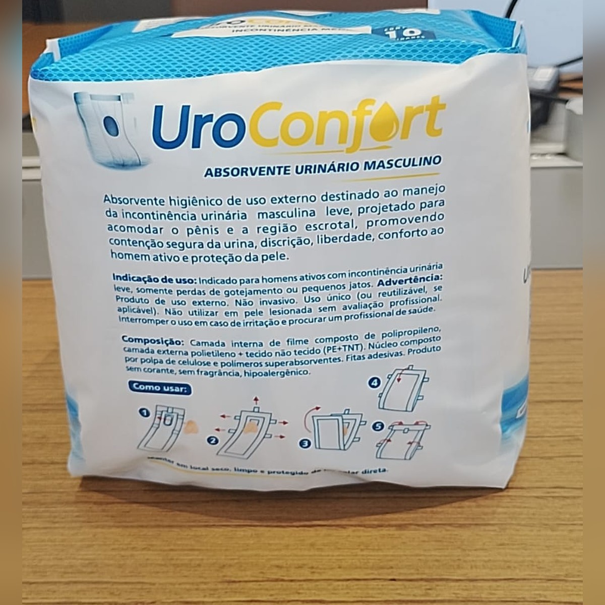 UroConfort M - Verso: indicação de uso e como usar