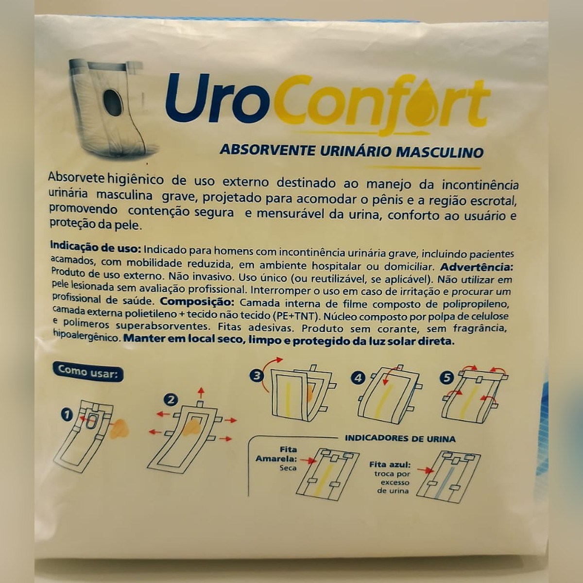 UroConfort GG - Verso: indicação de uso e como usar
